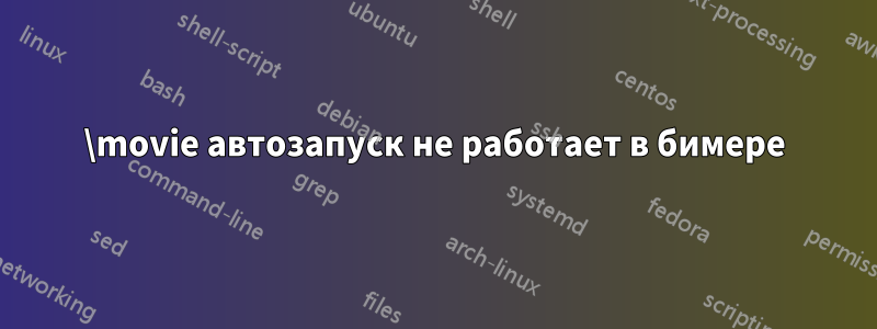\movie автозапуск не работает в бимере