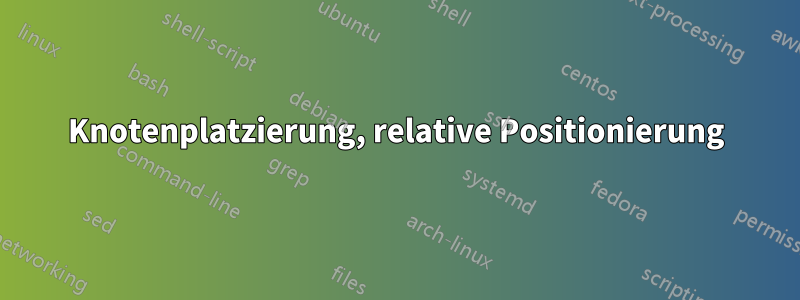 Knotenplatzierung, relative Positionierung