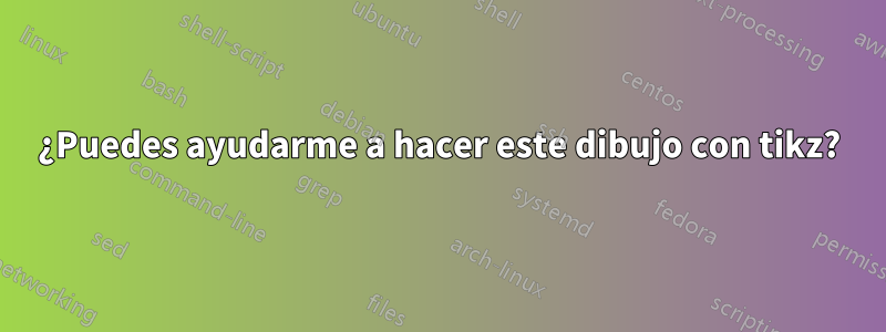 ¿Puedes ayudarme a hacer este dibujo con tikz?