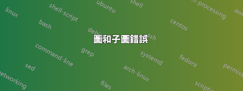 圖和子圖錯誤