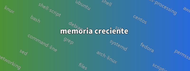 memoria creciente