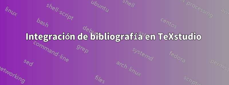 Integración de bibliografía en TeXstudio