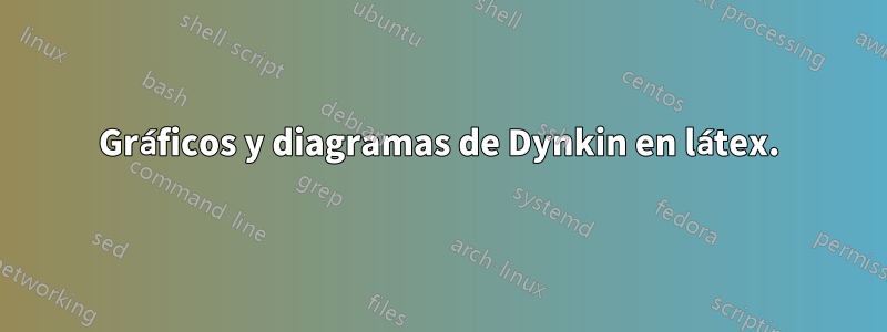 Gráficos y diagramas de Dynkin en látex.