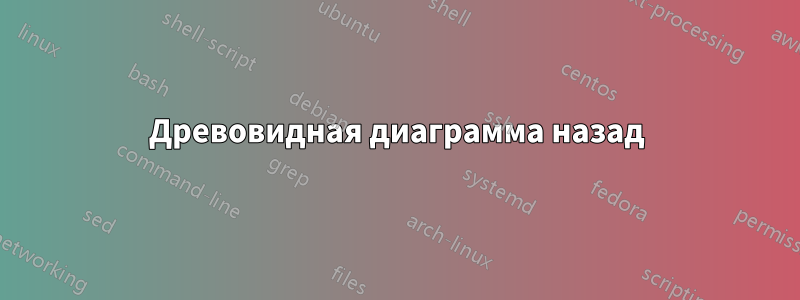 Древовидная диаграмма назад