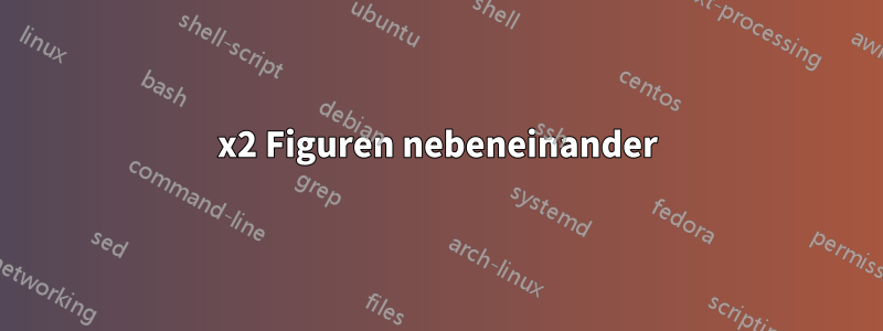 3x2 Figuren nebeneinander