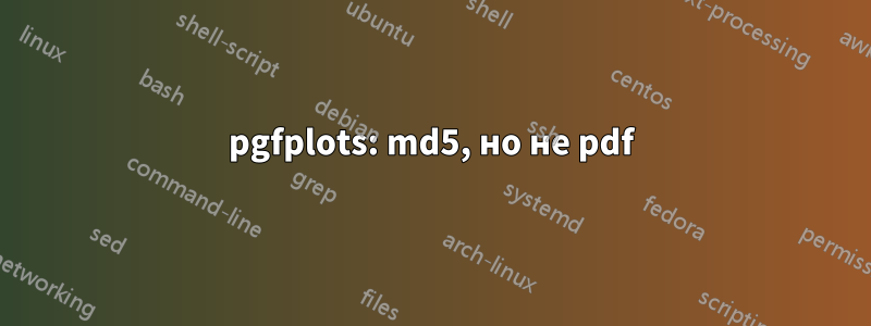 pgfplots: md5, но не pdf