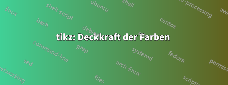 tikz: Deckkraft der Farben