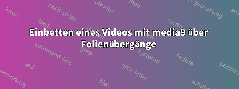 Einbetten eines Videos mit media9 über Folienübergänge