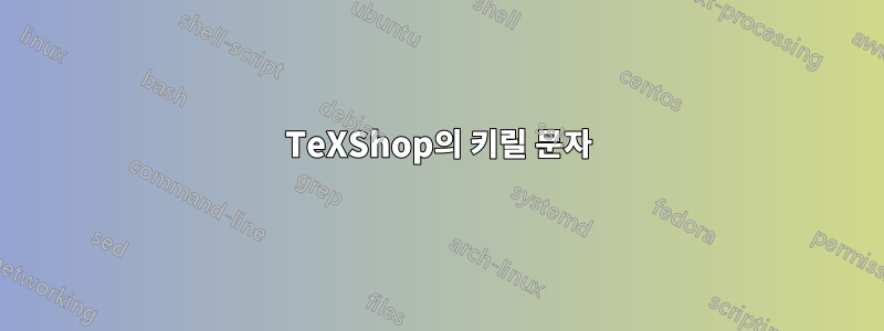 TeXShop의 키릴 문자
