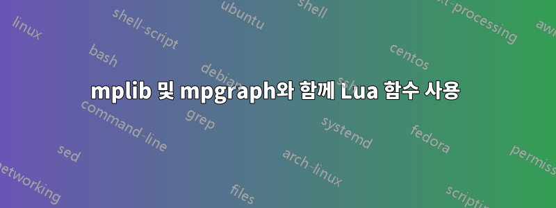 mplib 및 mpgraph와 함께 Lua 함수 사용