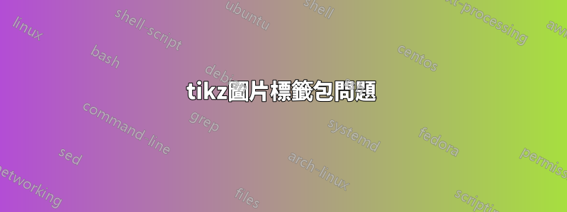 tikz圖片標籤包問題