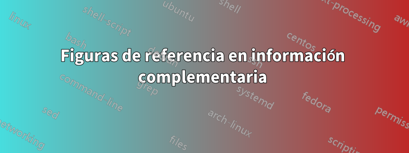 Figuras de referencia en información complementaria