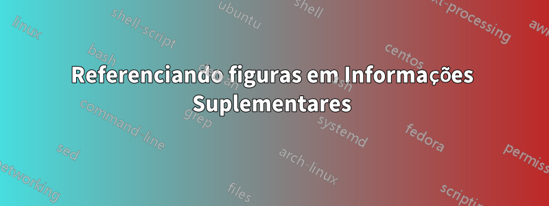 Referenciando figuras em Informações Suplementares