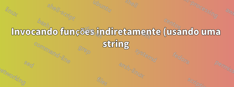 Invocando funções indiretamente (usando uma string) no BibTeX