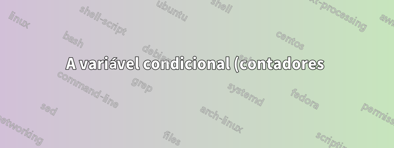 A variável condicional (contadores) definida em um comando chamado a partir de uma figura se comporta como foi definida automaticamente antes