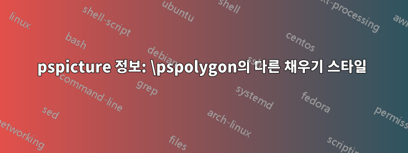 pspicture 정보: \pspolygon의 다른 채우기 스타일