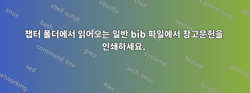 챕터 폴더에서 읽어오는 일반 bib 파일에서 참고문헌을 인쇄하세요.