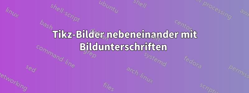 3 Tikz-Bilder nebeneinander mit Bildunterschriften