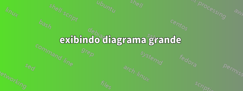 exibindo diagrama grande