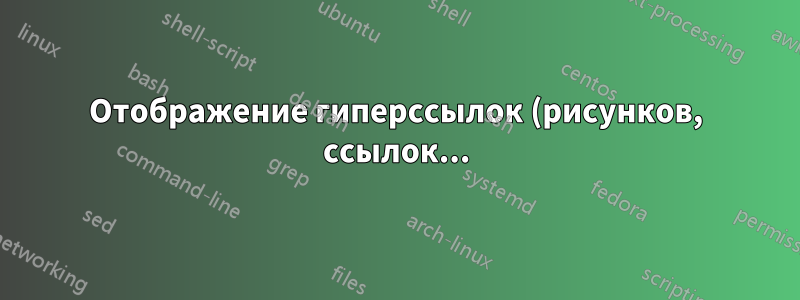 Отображение гиперссылок (рисунков, ссылок...) во всплывающем окне при наведении курсора