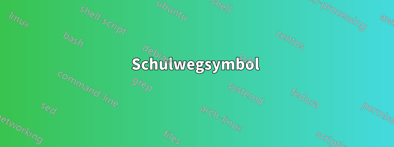Schulwegsymbol