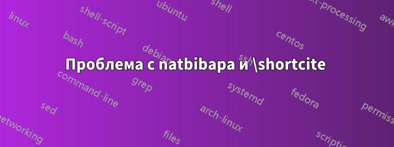 Проблема с natbibapa и \shortcite