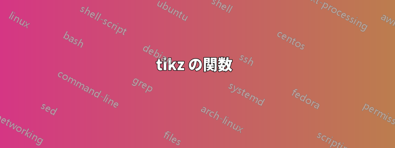 tikz の関数 