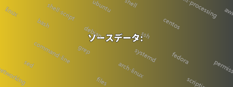 ソースデータ: