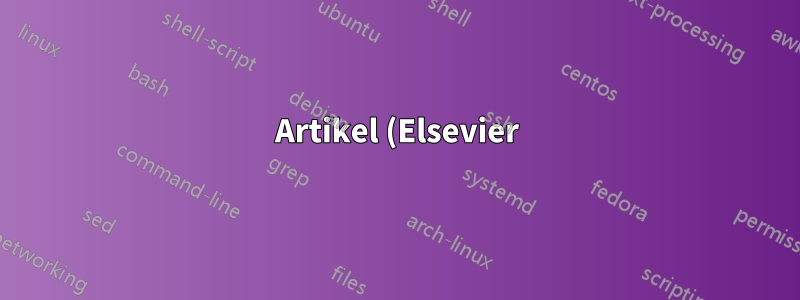 Artikel (Elsevier) Option zweispaltig wirkungslos (Lyx)