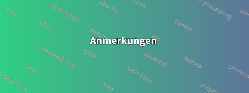 Anmerkungen
