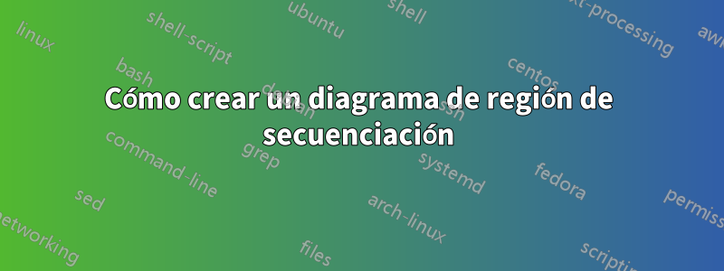 Cómo crear un diagrama de región de secuenciación
