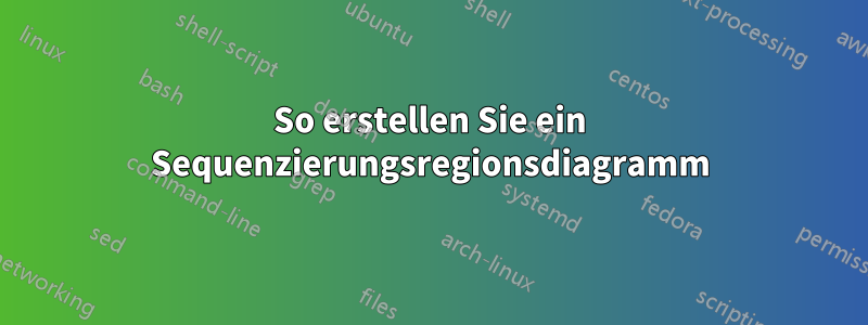 So erstellen Sie ein Sequenzierungsregionsdiagramm