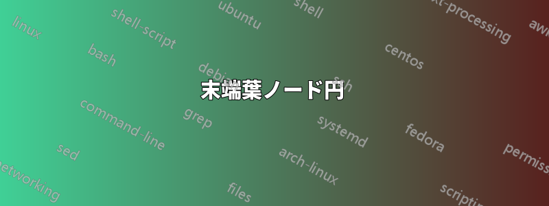 末端葉ノード円
