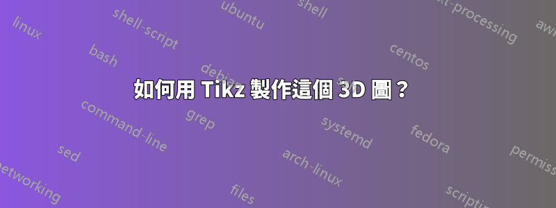 如何用 Tikz 製作這個 3D 圖？ 