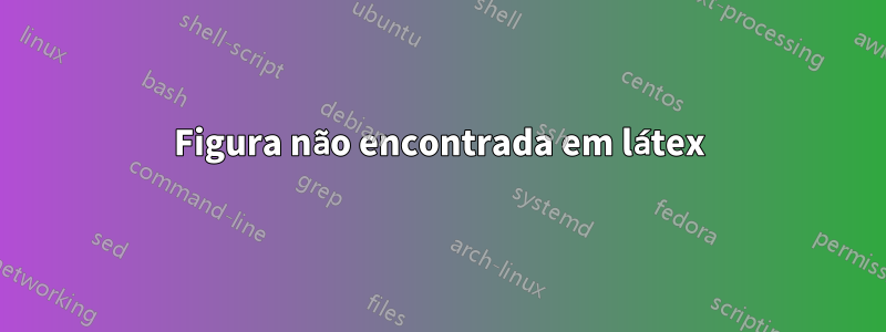Figura não encontrada em látex