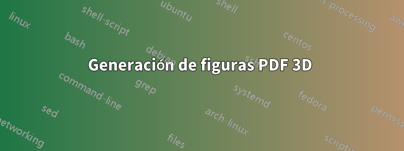 Generación de figuras PDF 3D