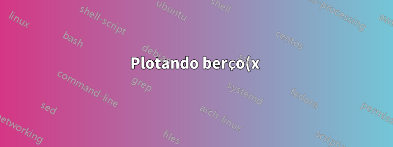 Plotando berço(x) em látex