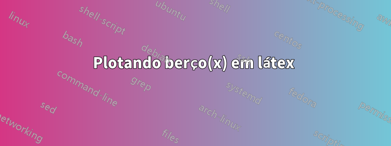 Plotando berço(x) em látex