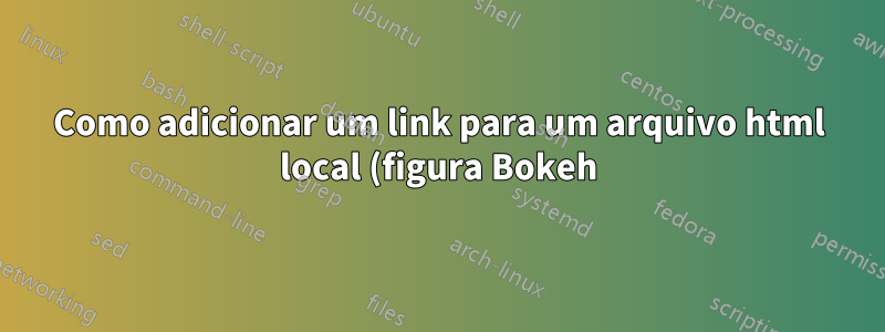 Como adicionar um link para um arquivo html local (figura Bokeh) no Overleaf