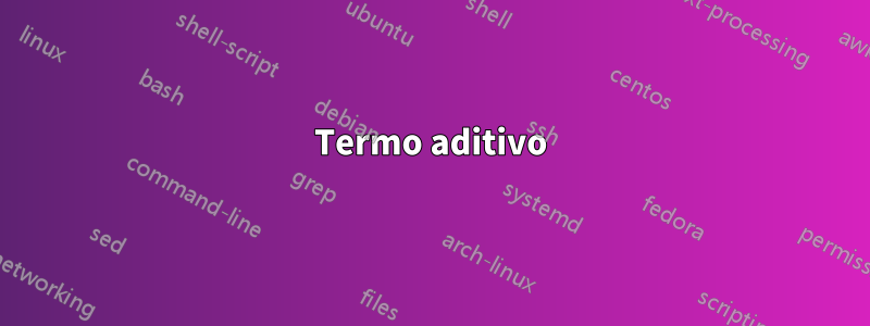 Termo aditivo