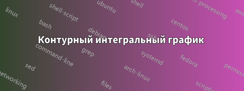 Контурный интегральный график