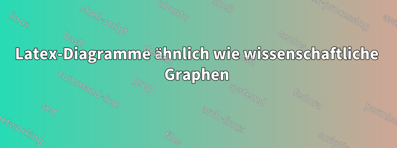 Latex-Diagramme ähnlich wie wissenschaftliche Graphen