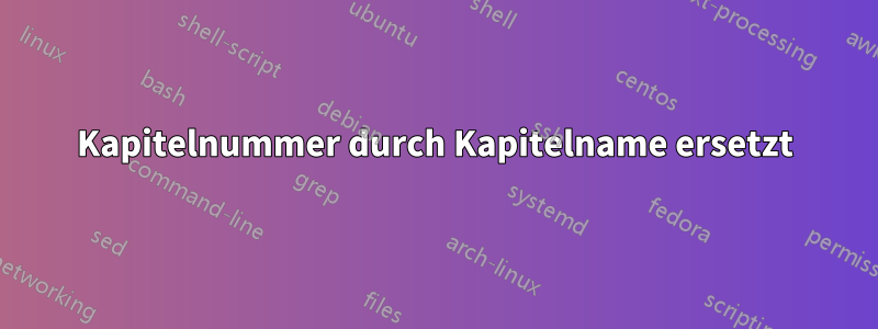 Kapitelnummer durch Kapitelname ersetzt