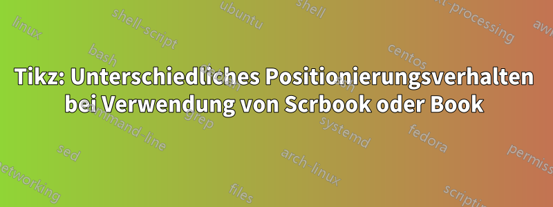 Tikz: Unterschiedliches Positionierungsverhalten bei Verwendung von Scrbook oder Book