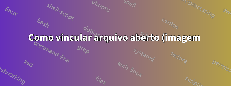 Como vincular arquivo aberto (imagem) de documento PDF de látex na mesma pasta?