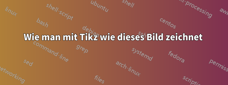 Wie man mit Tikz wie dieses Bild zeichnet