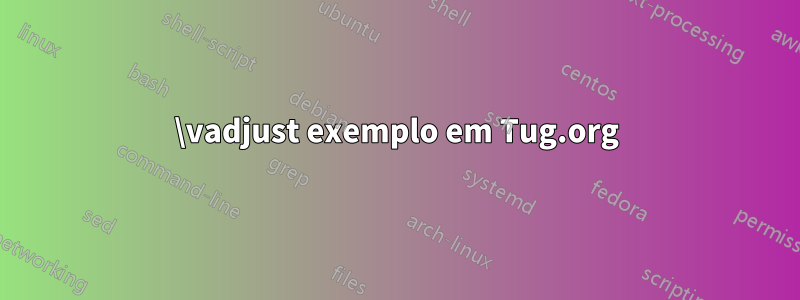 \vadjust exemplo em Tug.org