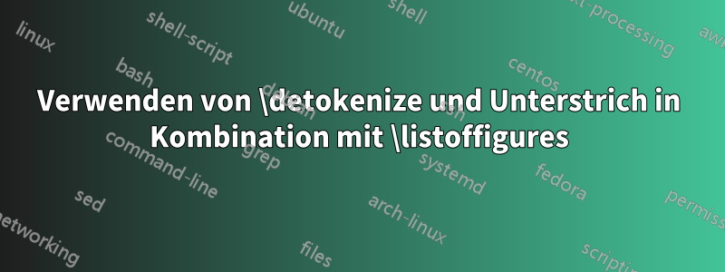 Verwenden von \detokenize und Unterstrich in Kombination mit \listoffigures