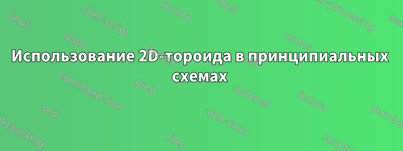 Использование 2D-тороида в принципиальных схемах