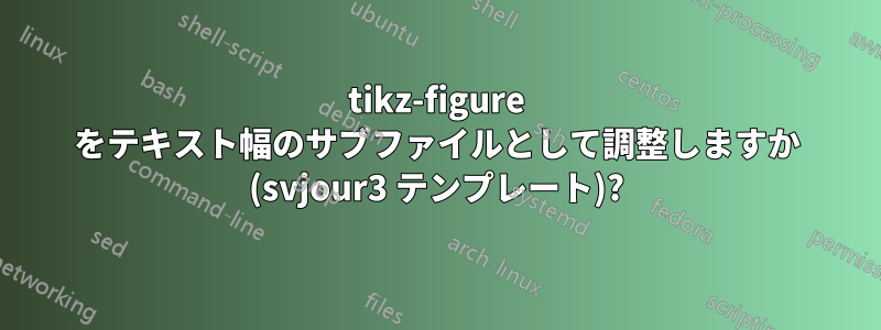 tikz-figure をテキスト幅のサブファイルとして調整しますか (svjour3 テンプレート)?